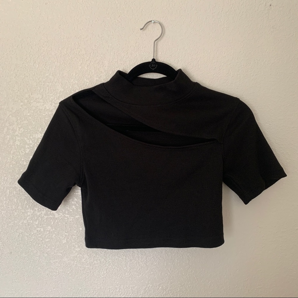 NWOT Nasty Gal Cut Out Crop Top